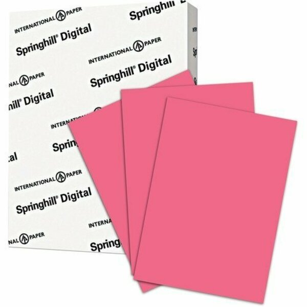International Paper Springhill 075300, DIGITAL INDEX COLOR CARD STOCK, 110LB, 8.5 X 11, CHERRY, 250 SGH075300
